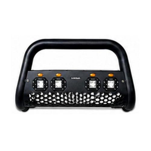 Burrera TO-118 negra con faros LED y luz ámbar