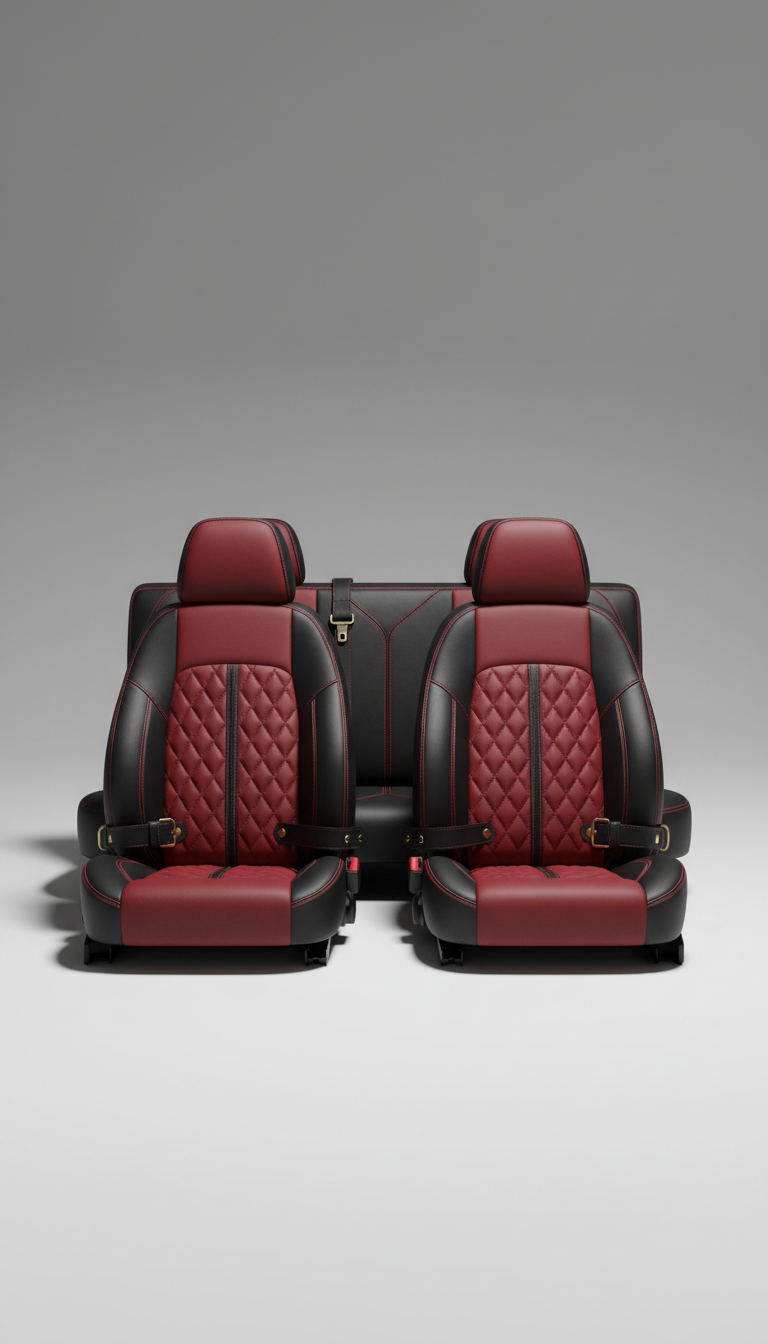 Custom Leather Seat Upholstery Set